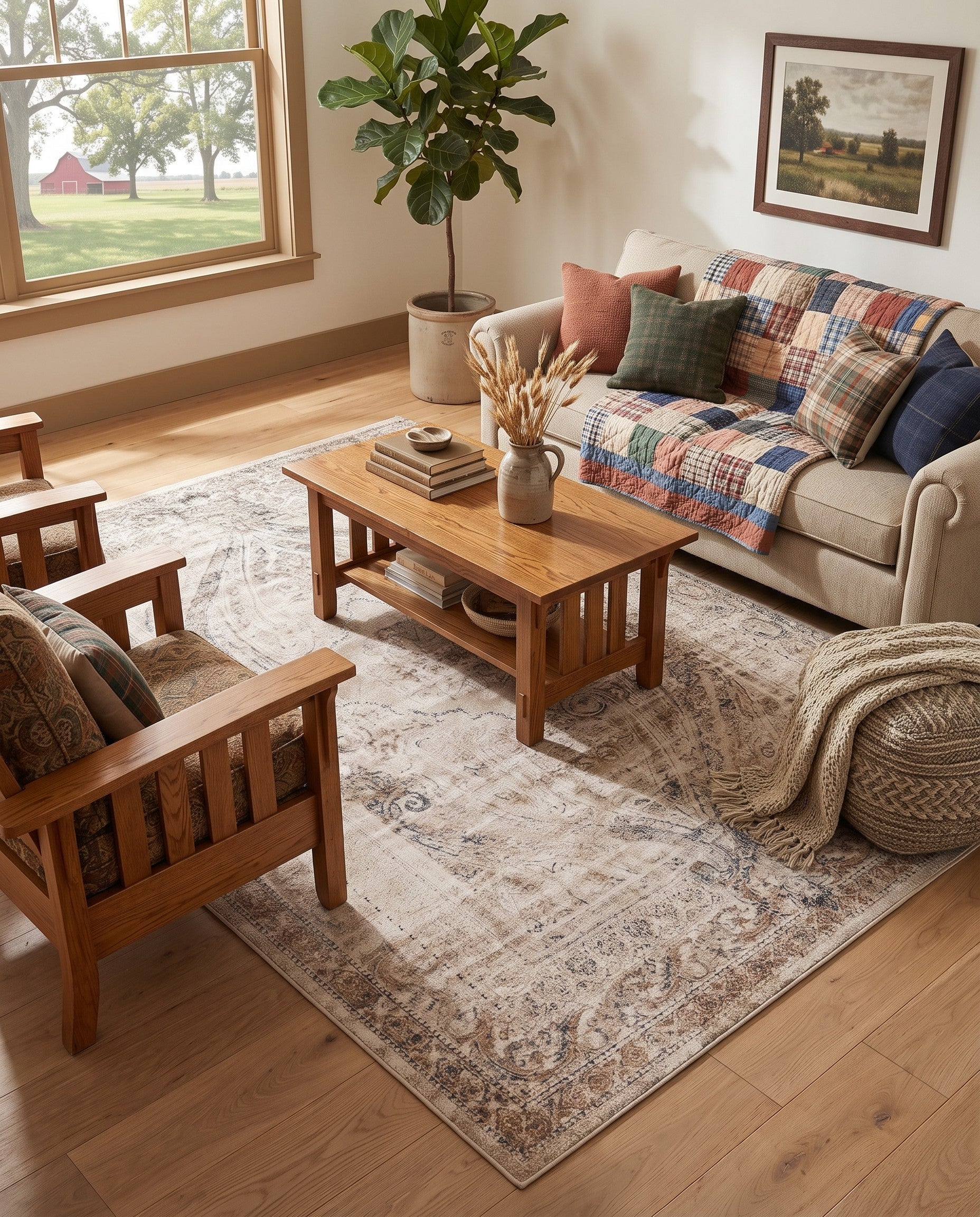 Beige Eliza Rug