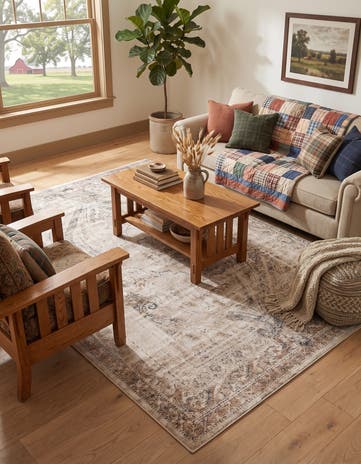 Beige Eliza Rug