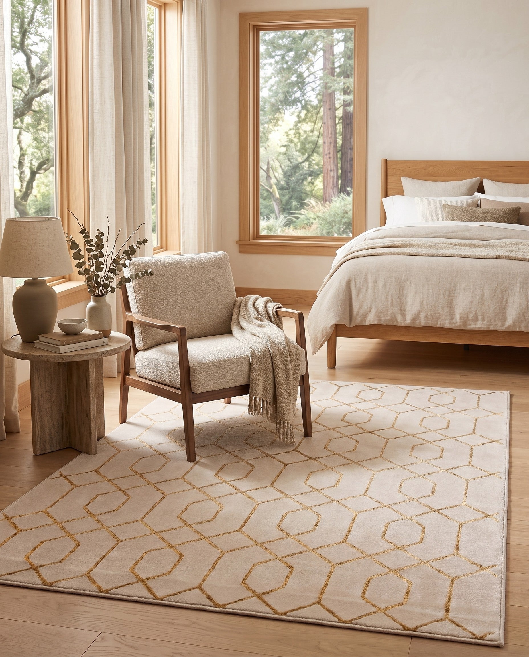 4' x 6' Marilyn Monroe™ Glam Trellis Rug