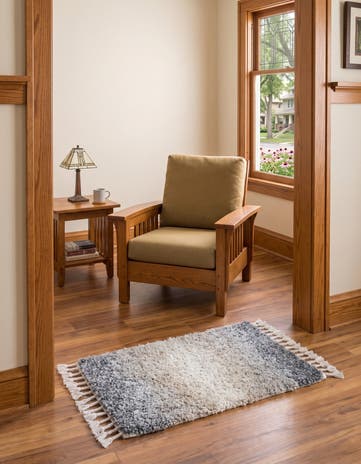 Gray Athena Shag Rug