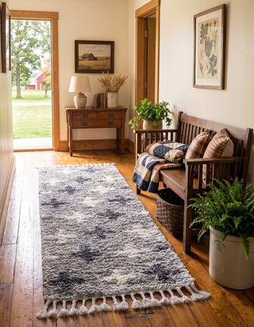 2' 7 x 8' 2 Athena Shag Runner Rug