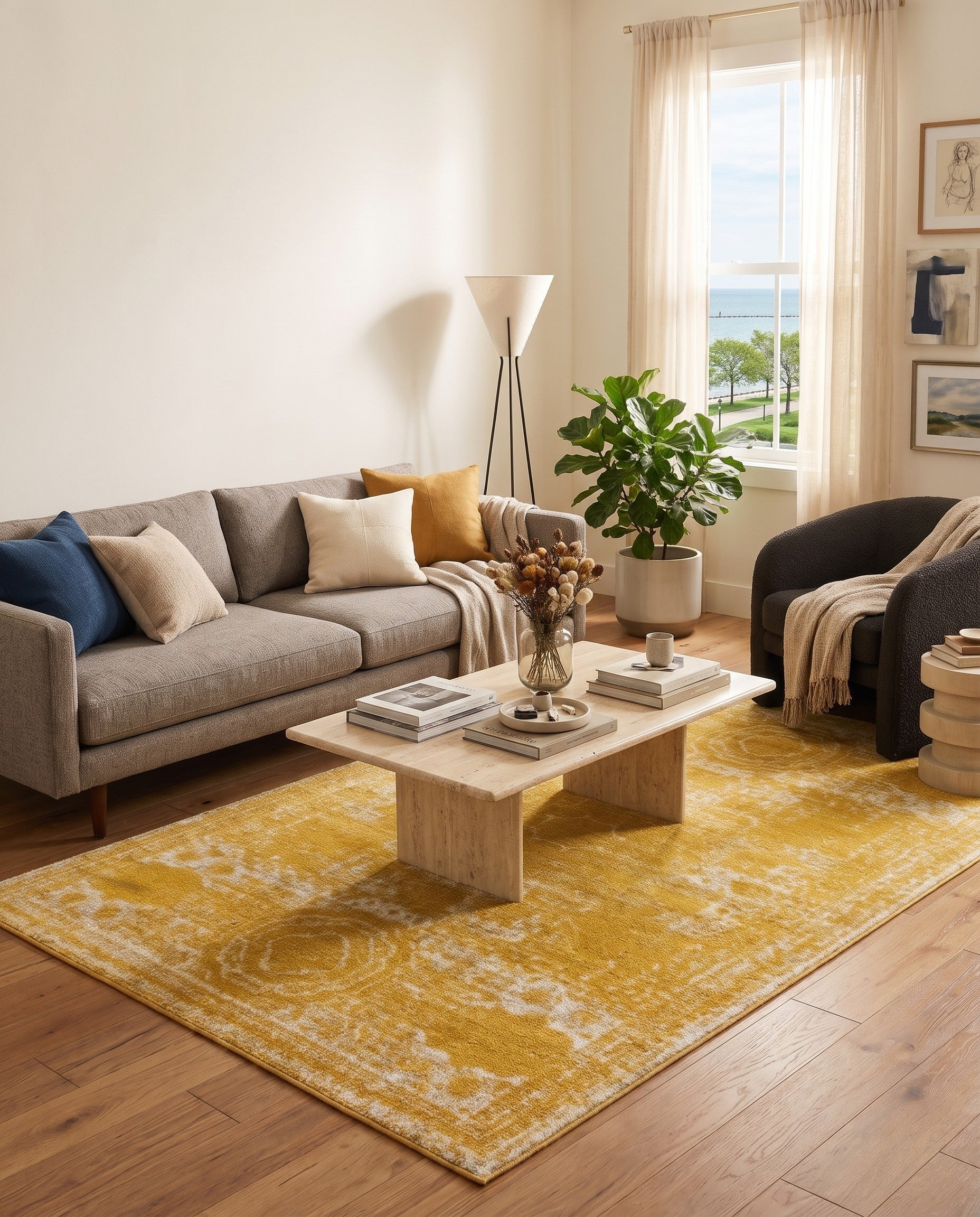 Yellow Dover Rug