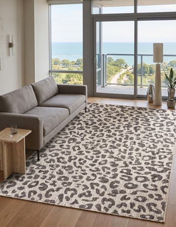 6' x 9' Easy-Clean Safari Indoor / Outdoor Rug