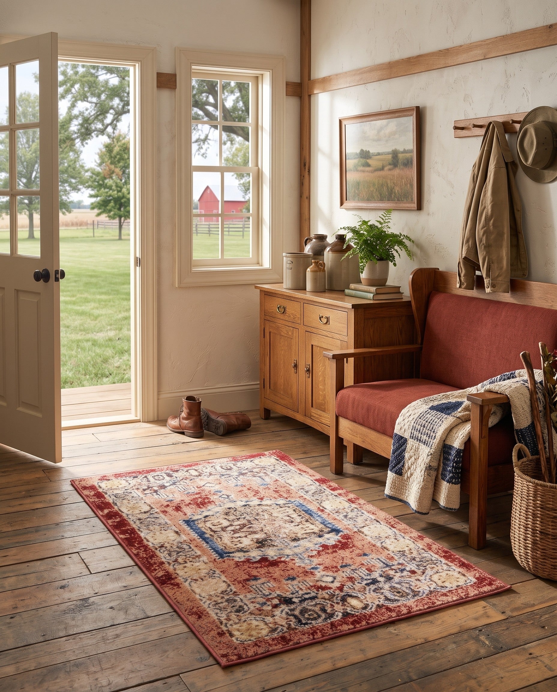 Terracotta Eden Rug
