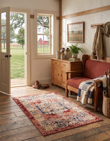 Terracotta Eden Rug