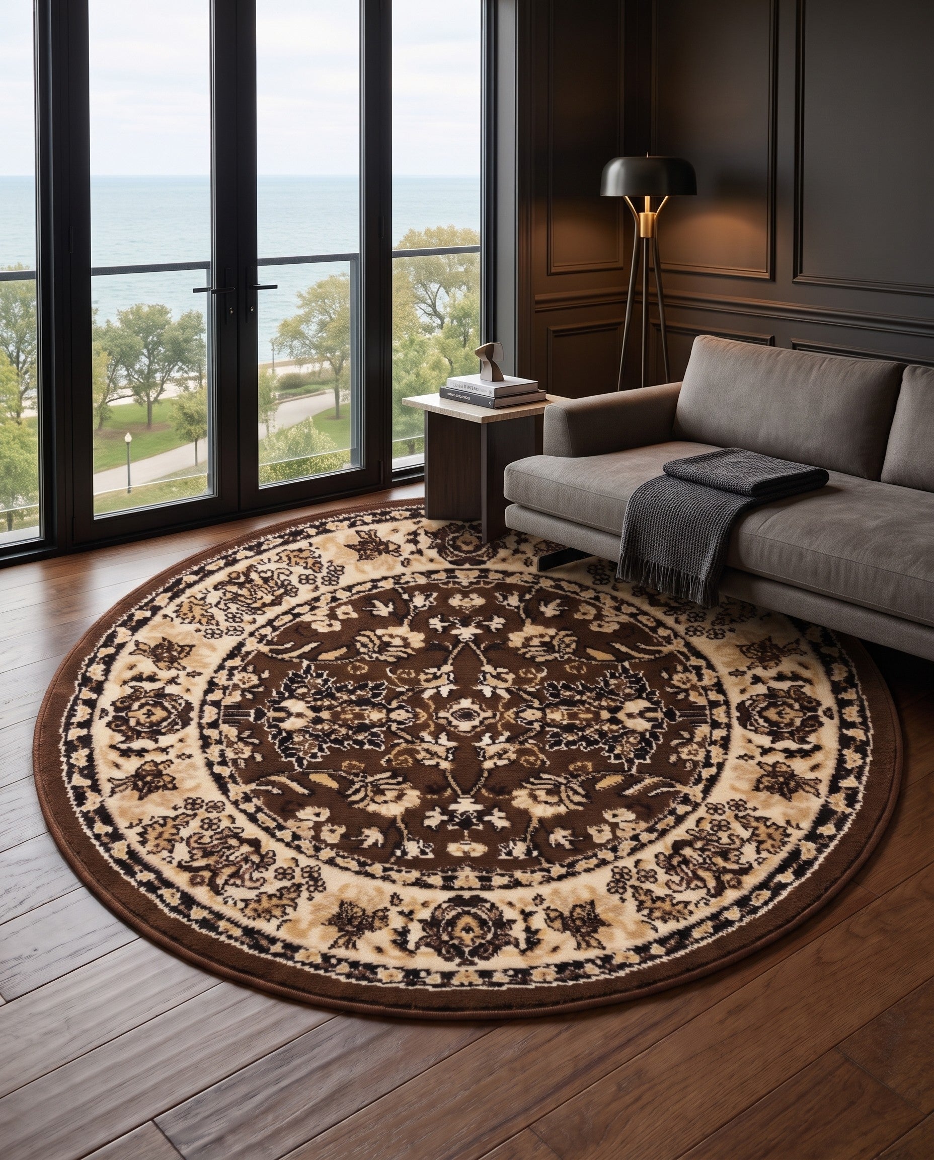 3' x 3' Yasmin Round Rug