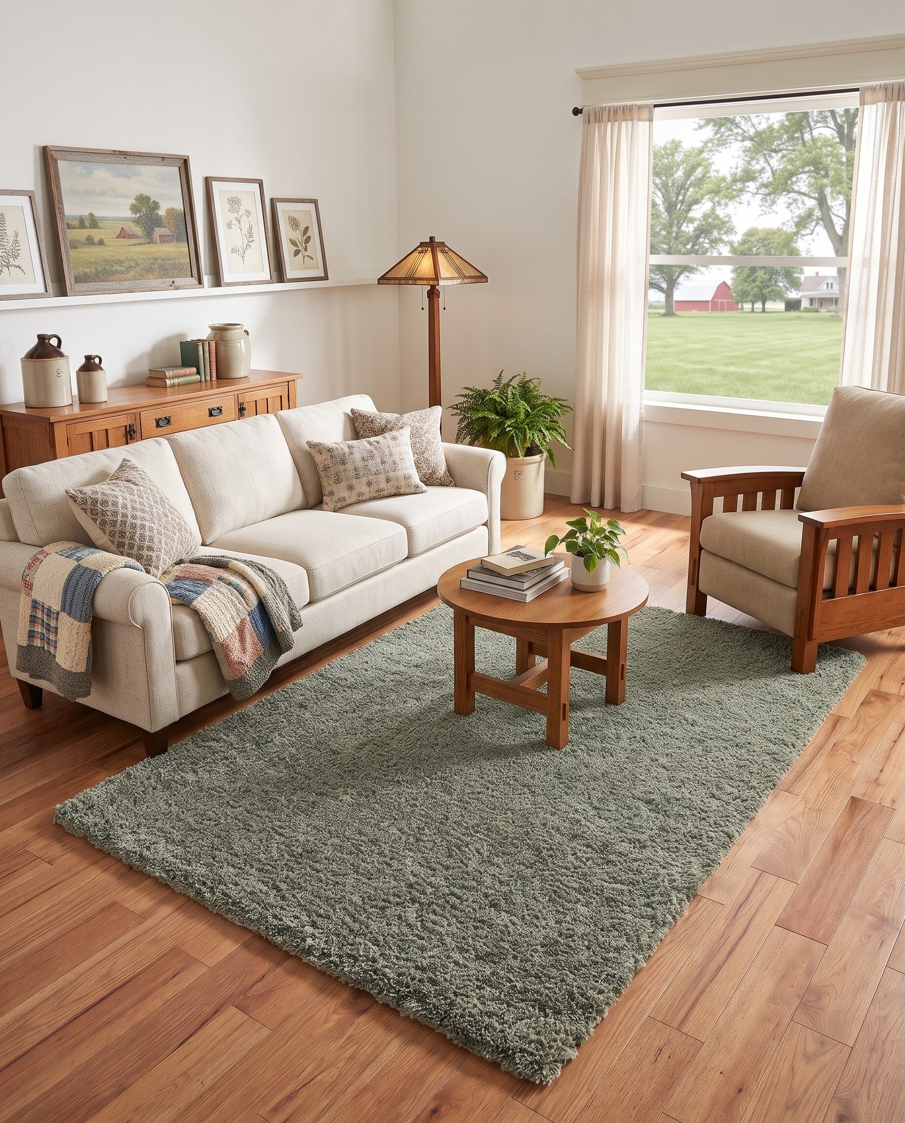 4' x 6' Zermatt Shag Rug