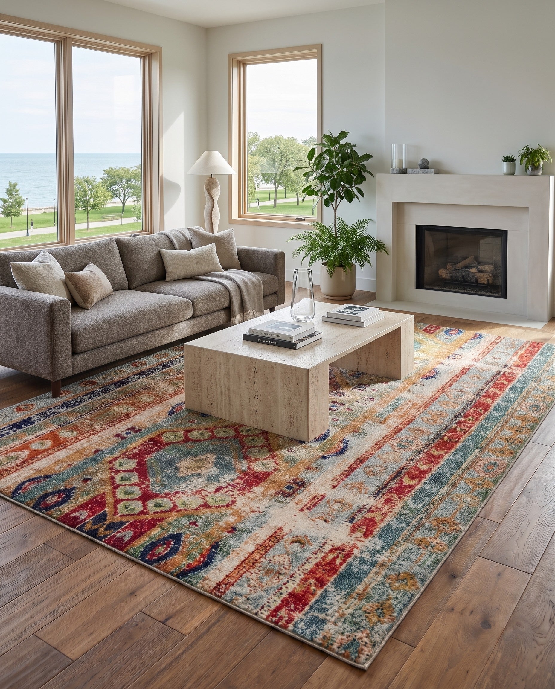 6' x 9' Washable Mesa Rug