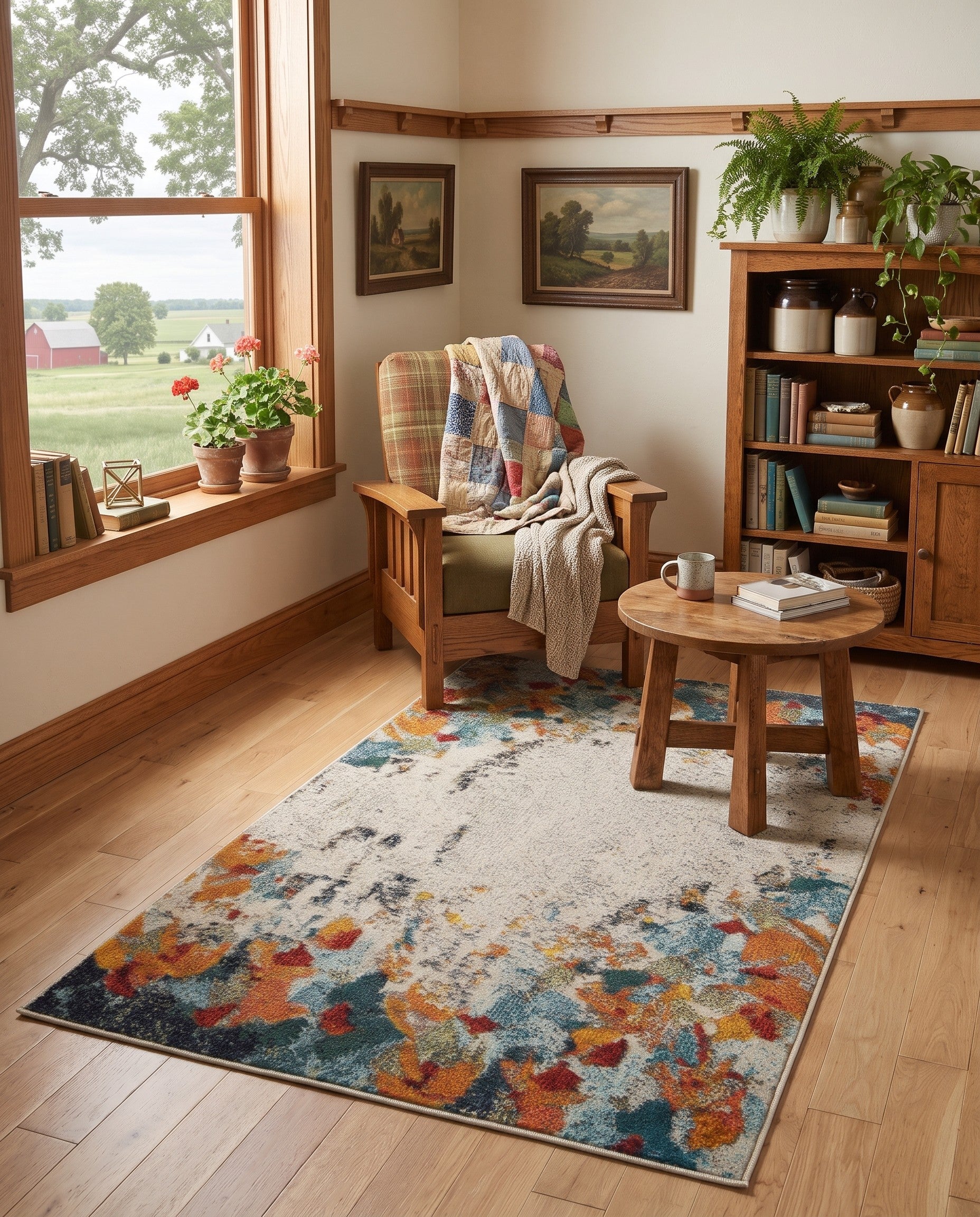 3' 3 x 5' 3 Washable Theia Rug