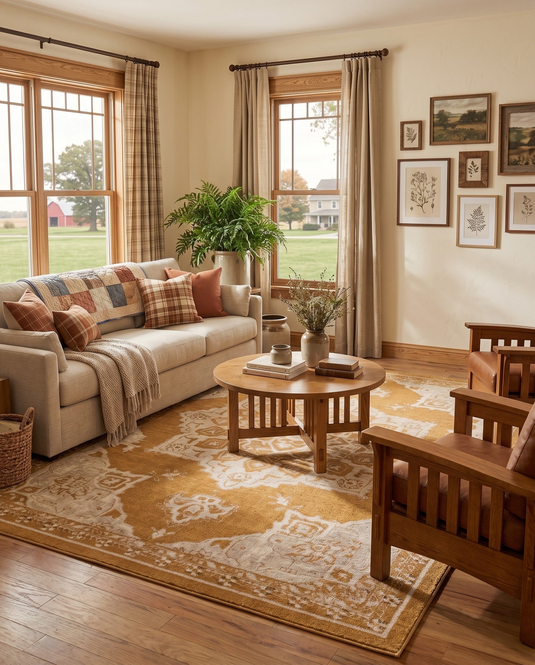 Yellow Eden Rug