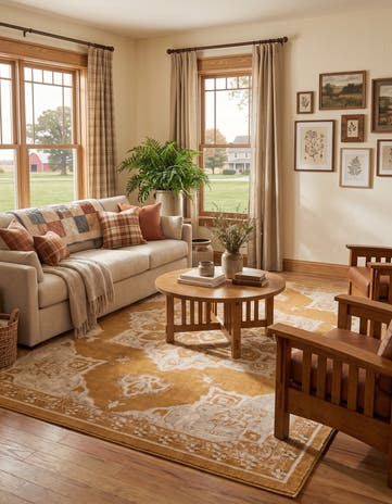 Yellow Eden Rug