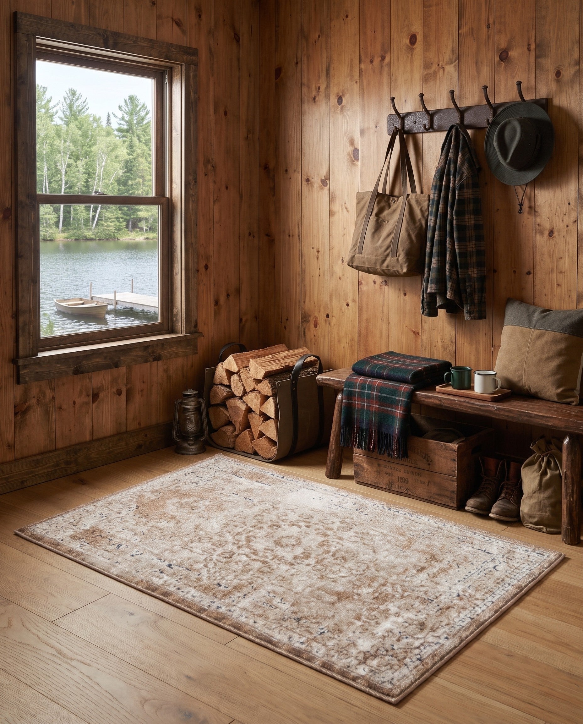 Khaki Eliza Rug