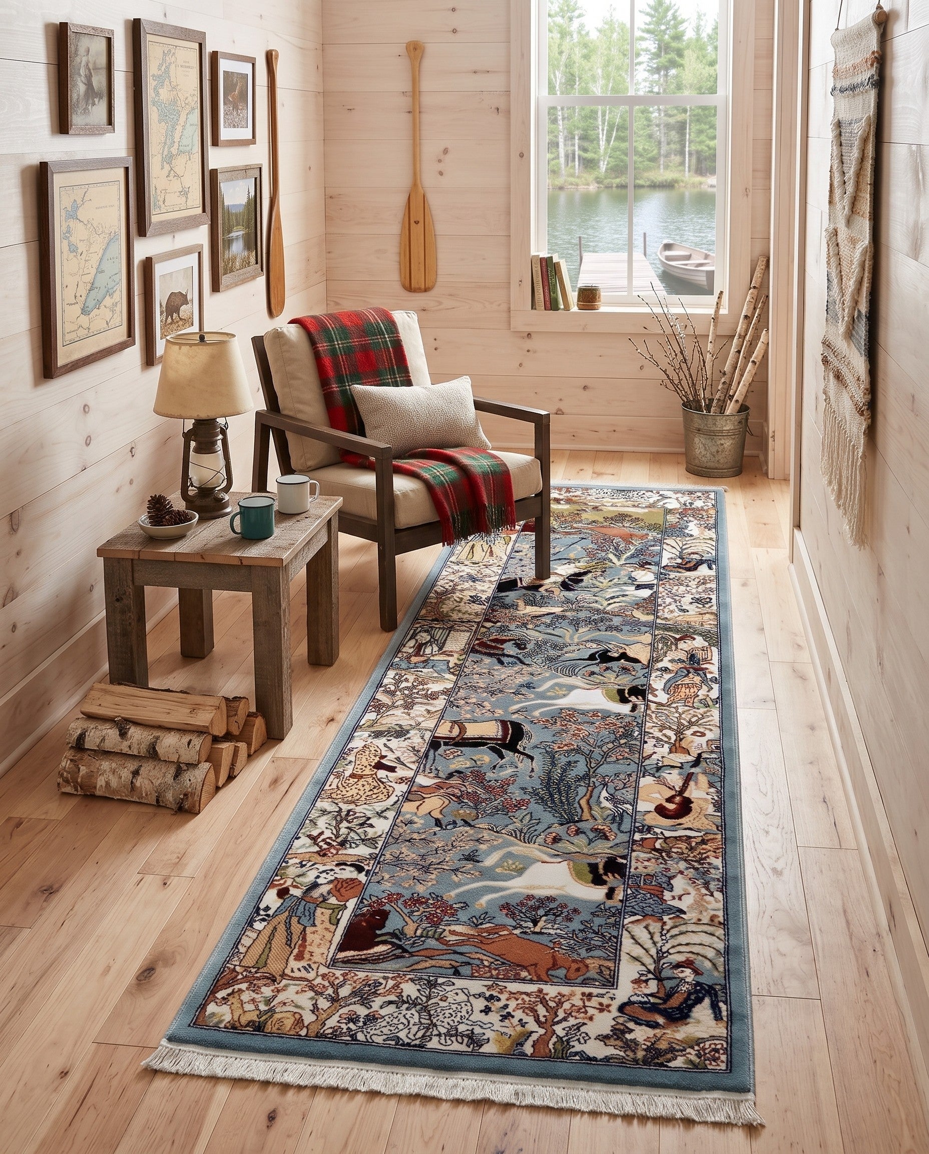 2' 7 x 8' Nain Design Runner Rug