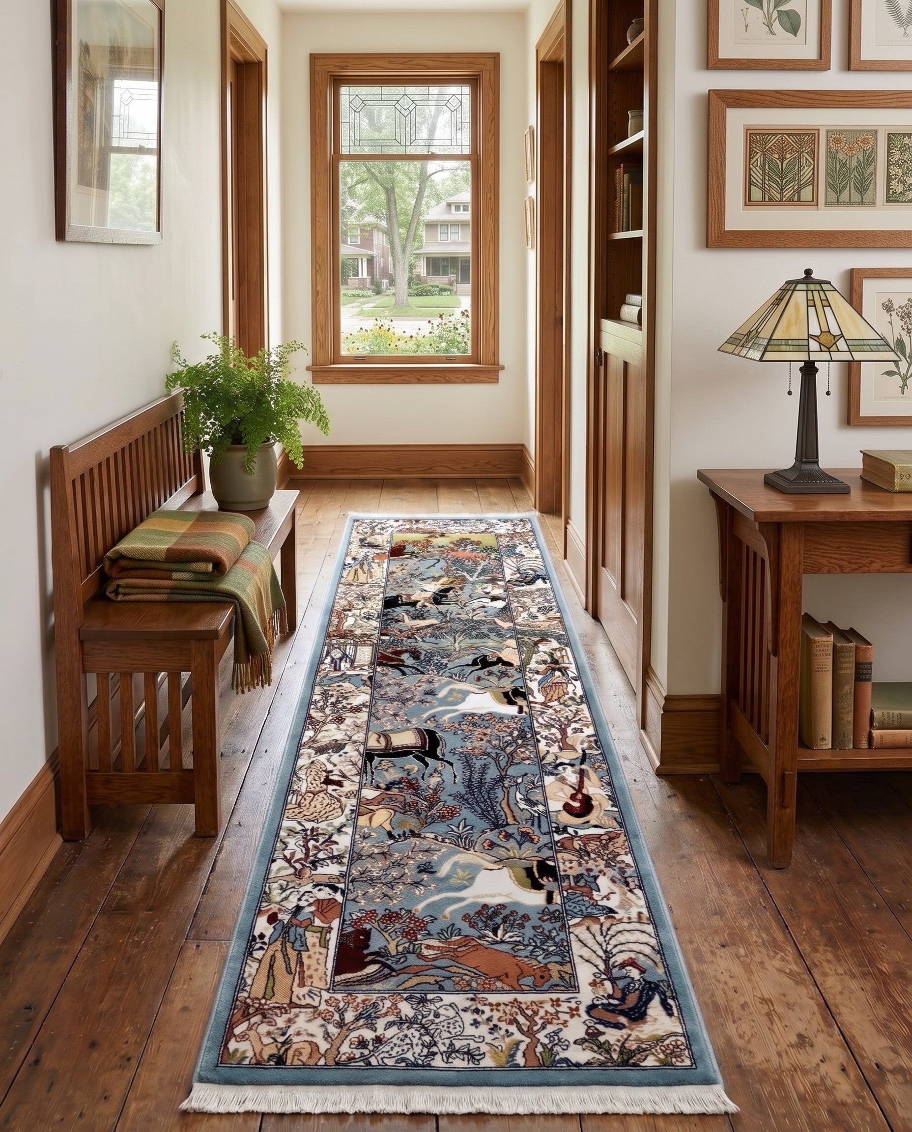 2' 7 x 8' Nain Design Runner Rug