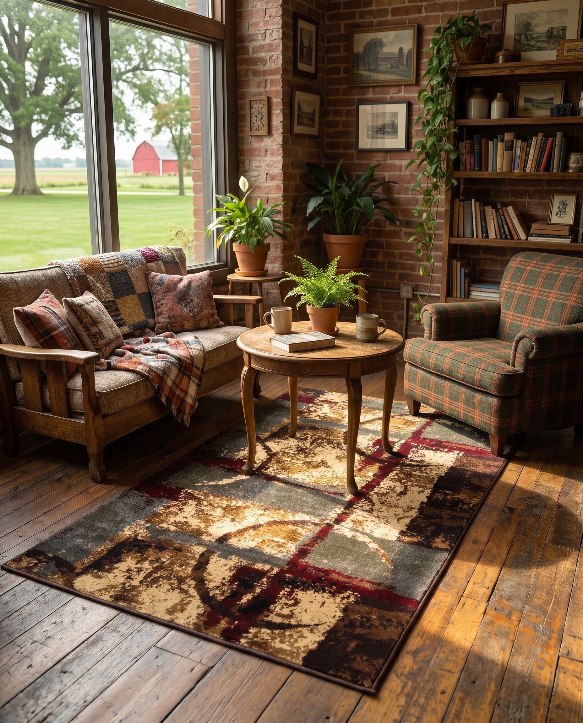 3' x 5' 3 Cafe Rug