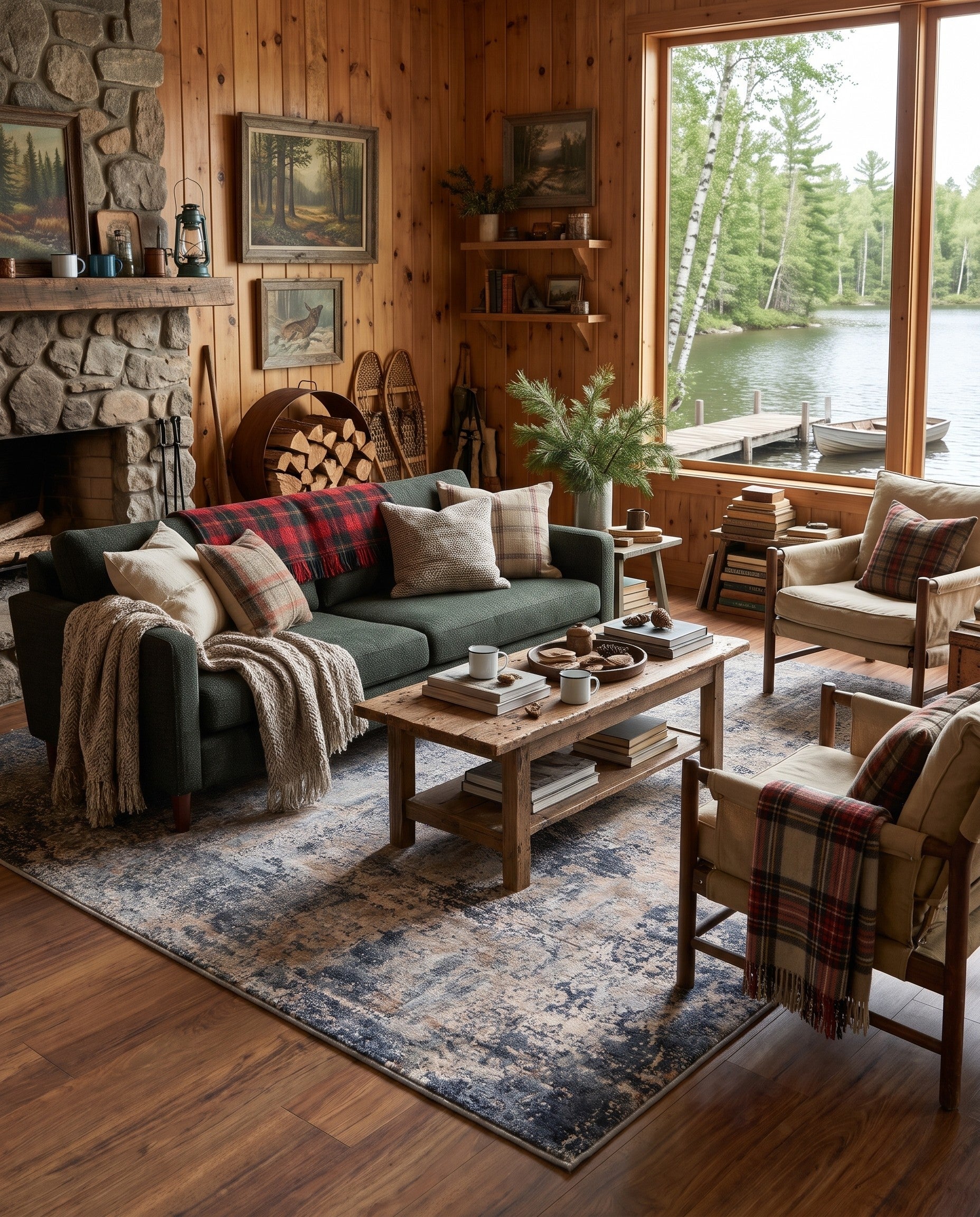 Cream Caspian Rug