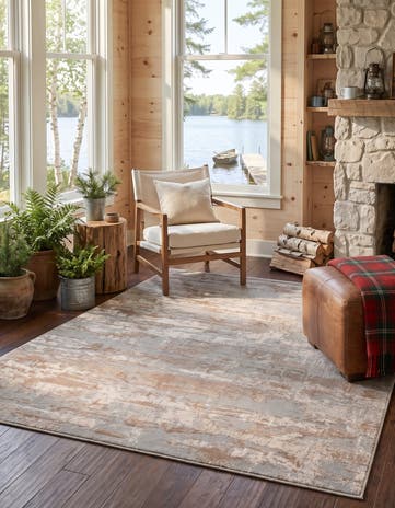 Beige Caspian Rug