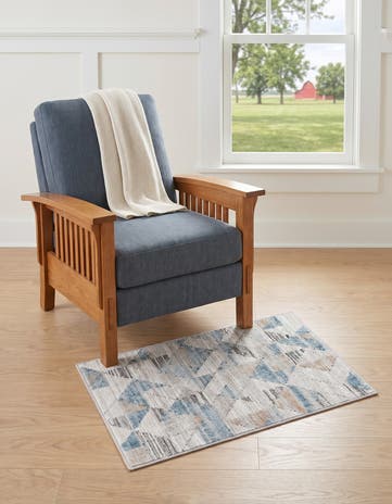 Blue Leipzig Rug