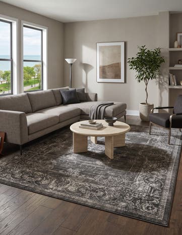 Charcoal Gray Aarhus Rug