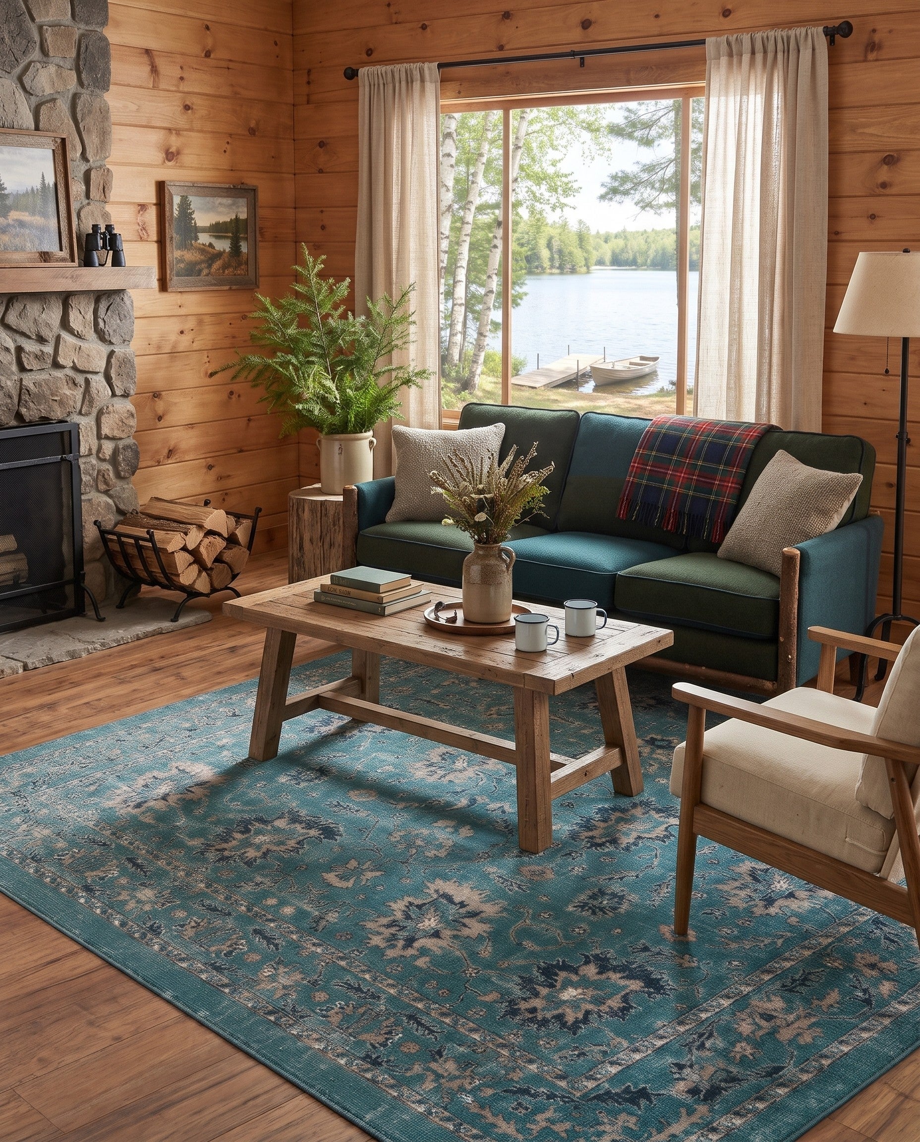 Blue Lucerne Rug