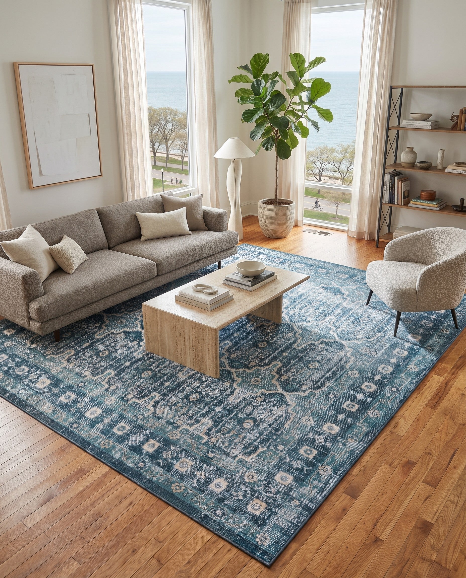 Blue Lucerne Rug