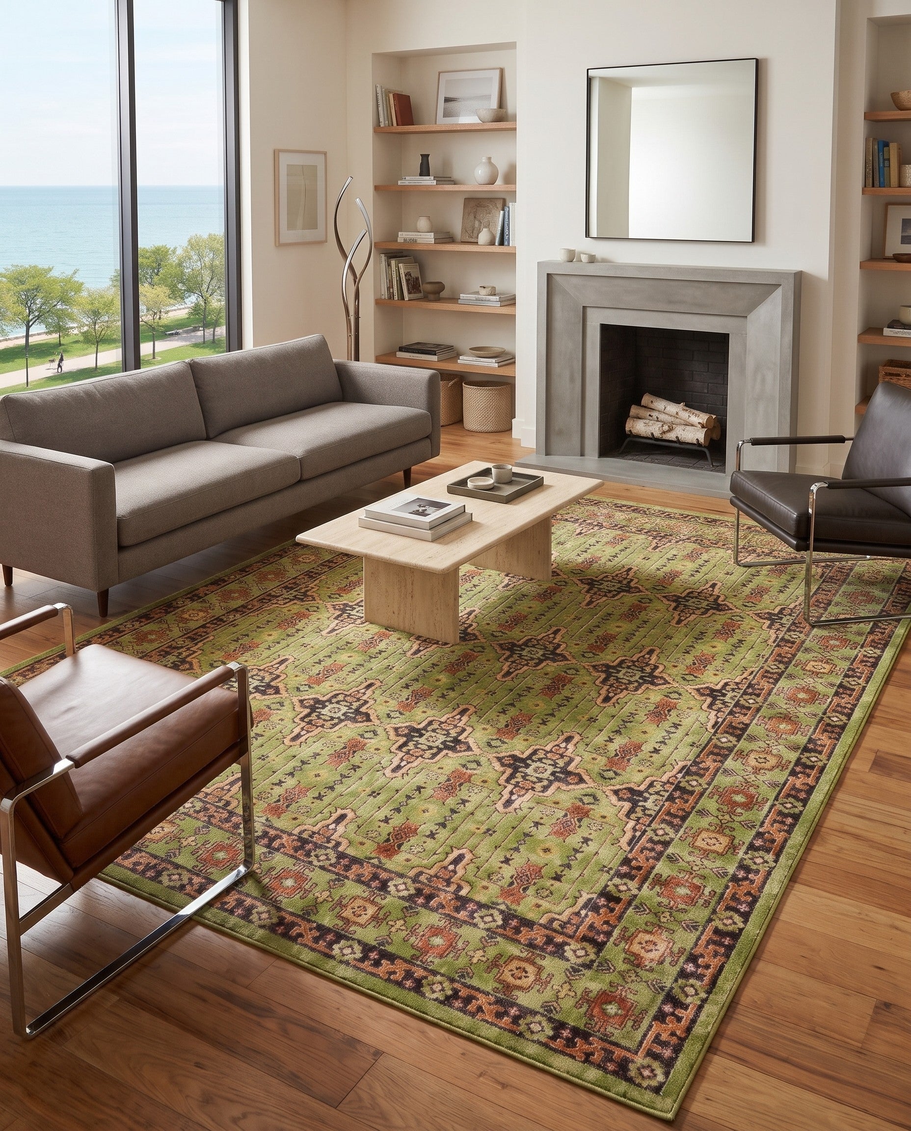 Green Lucerne Rug