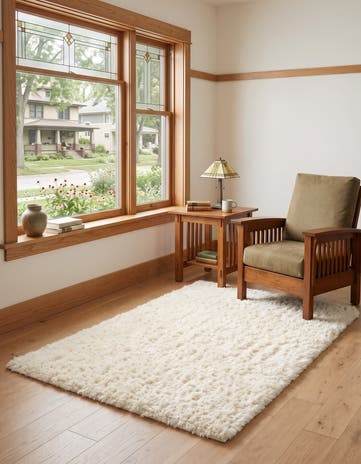 Pearl Infinity Shag Rug
