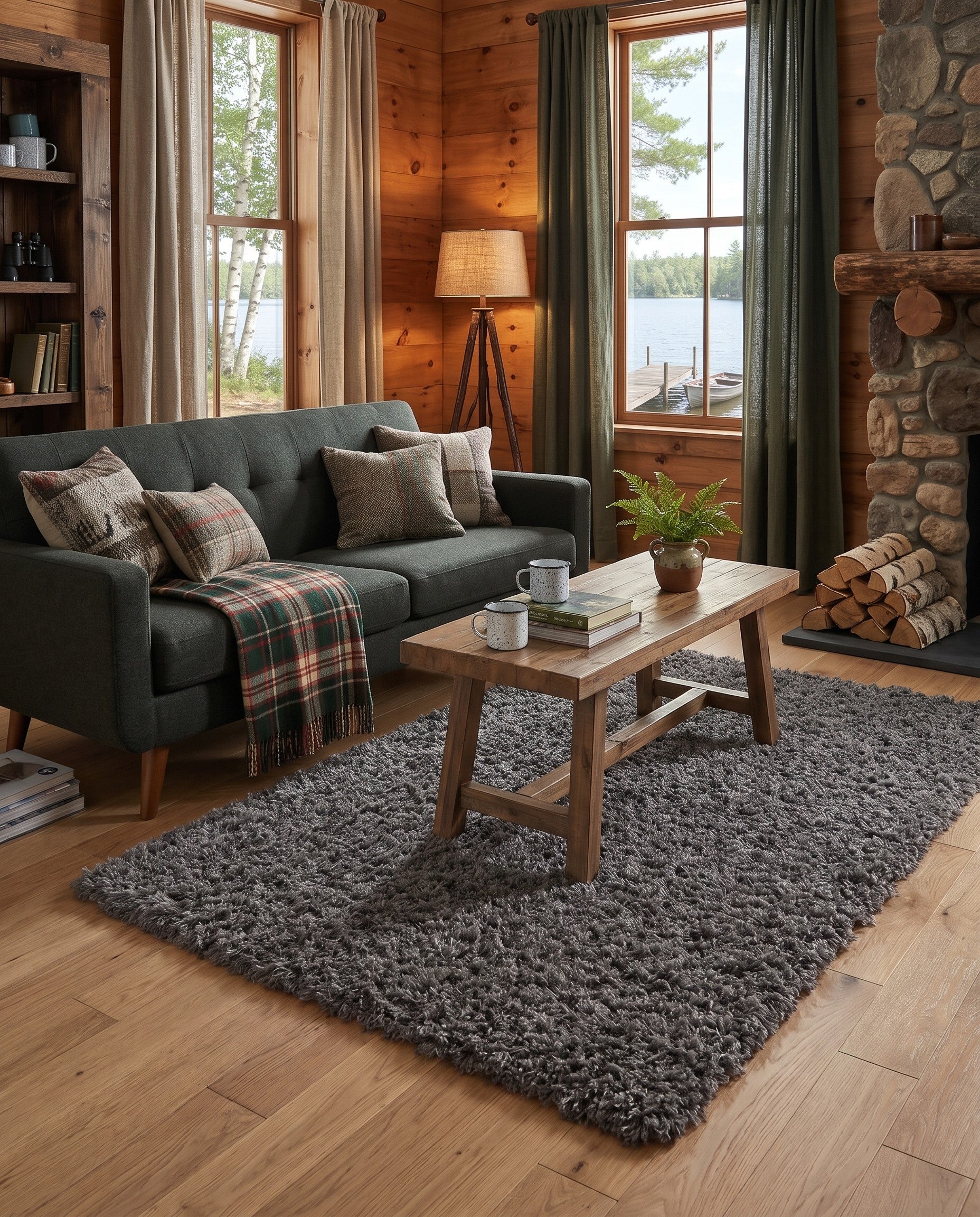4' x 6' Infinity Shag Rug