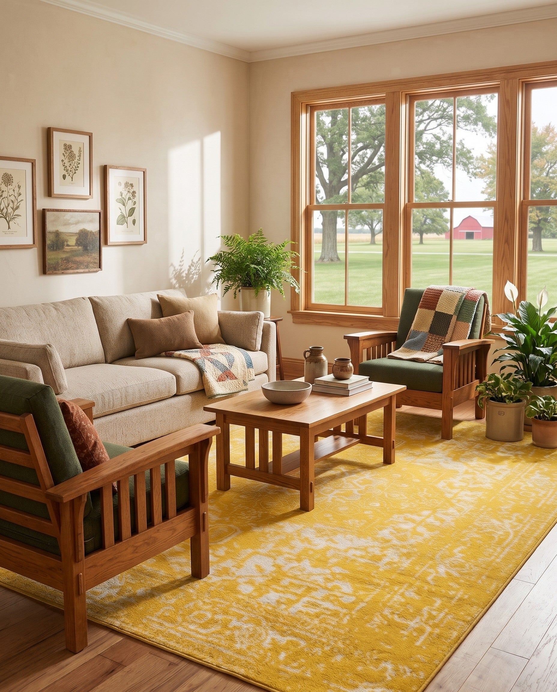 Yellow Arlington Rug
