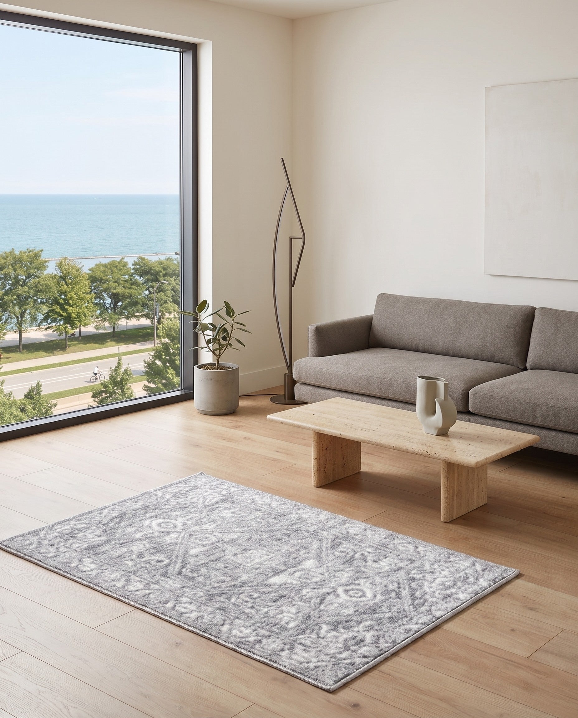 Gray Boston Rug