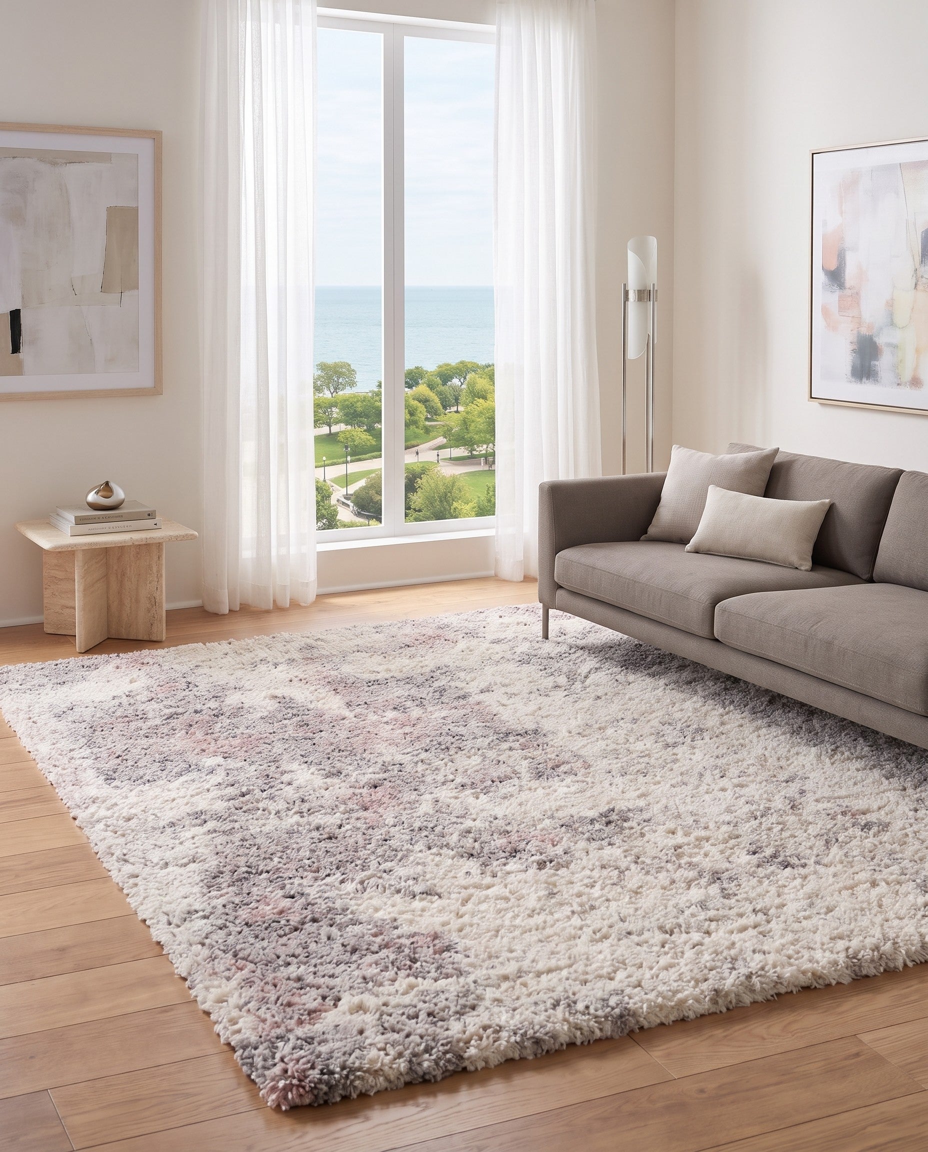 4' x 6' Soft Touch Shag Rug