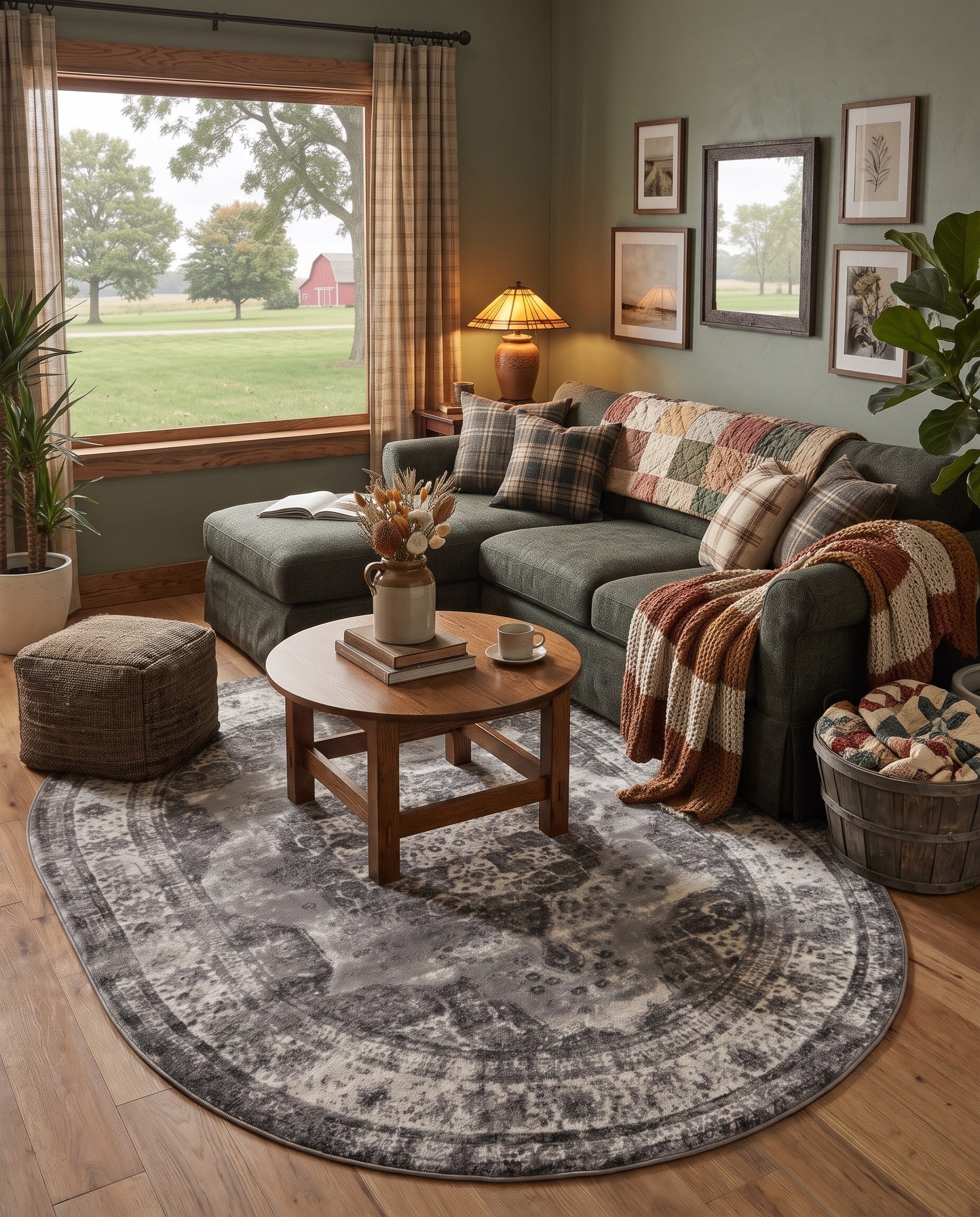 7' 10 x 10' Monte Carlo Oval Rug