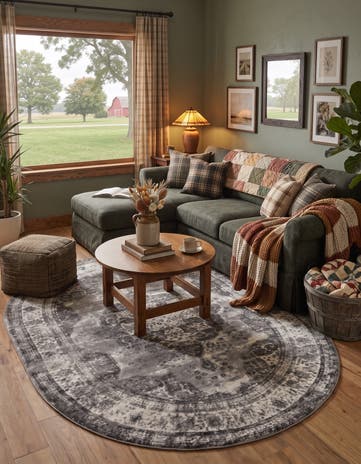 7' 10 x 10' Monte Carlo Oval Rug