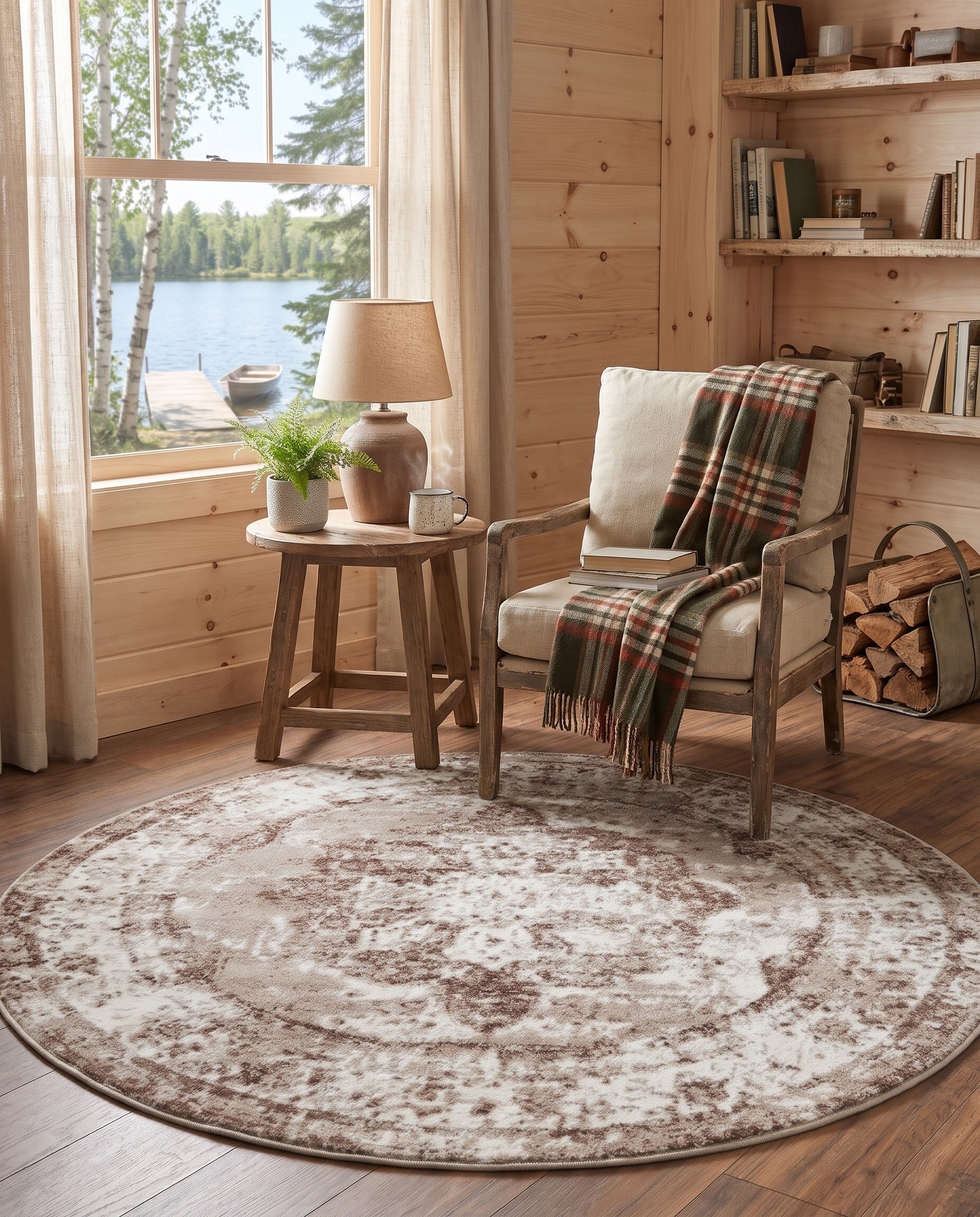 4' x 4' Monte Carlo Round Rug