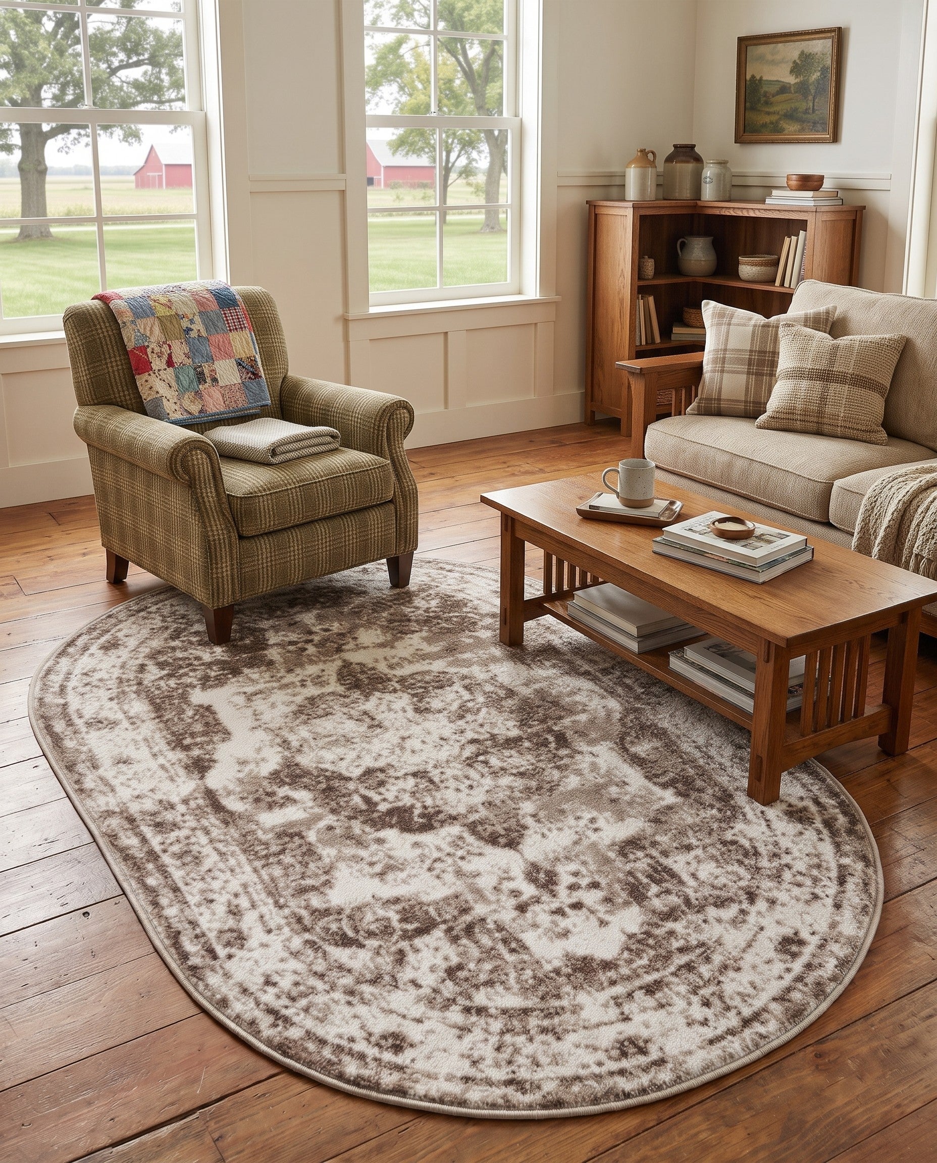 3' x 5' 3 Monte Carlo Oval Rug