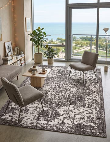 4' x 6' Easy-Clean Jill Zarin Dubai Indoor / Outdoor Rug