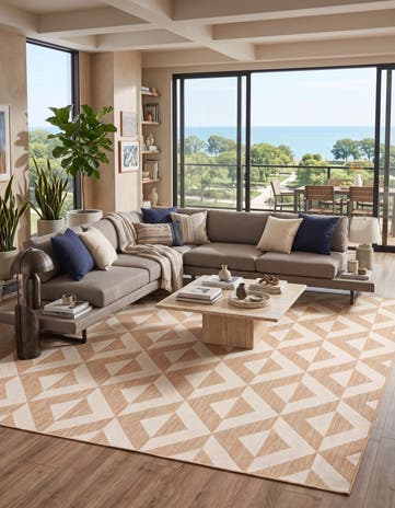 9' x 12' Easy-Clean Jill Zarin Napa Indoor / Outdoor Rug