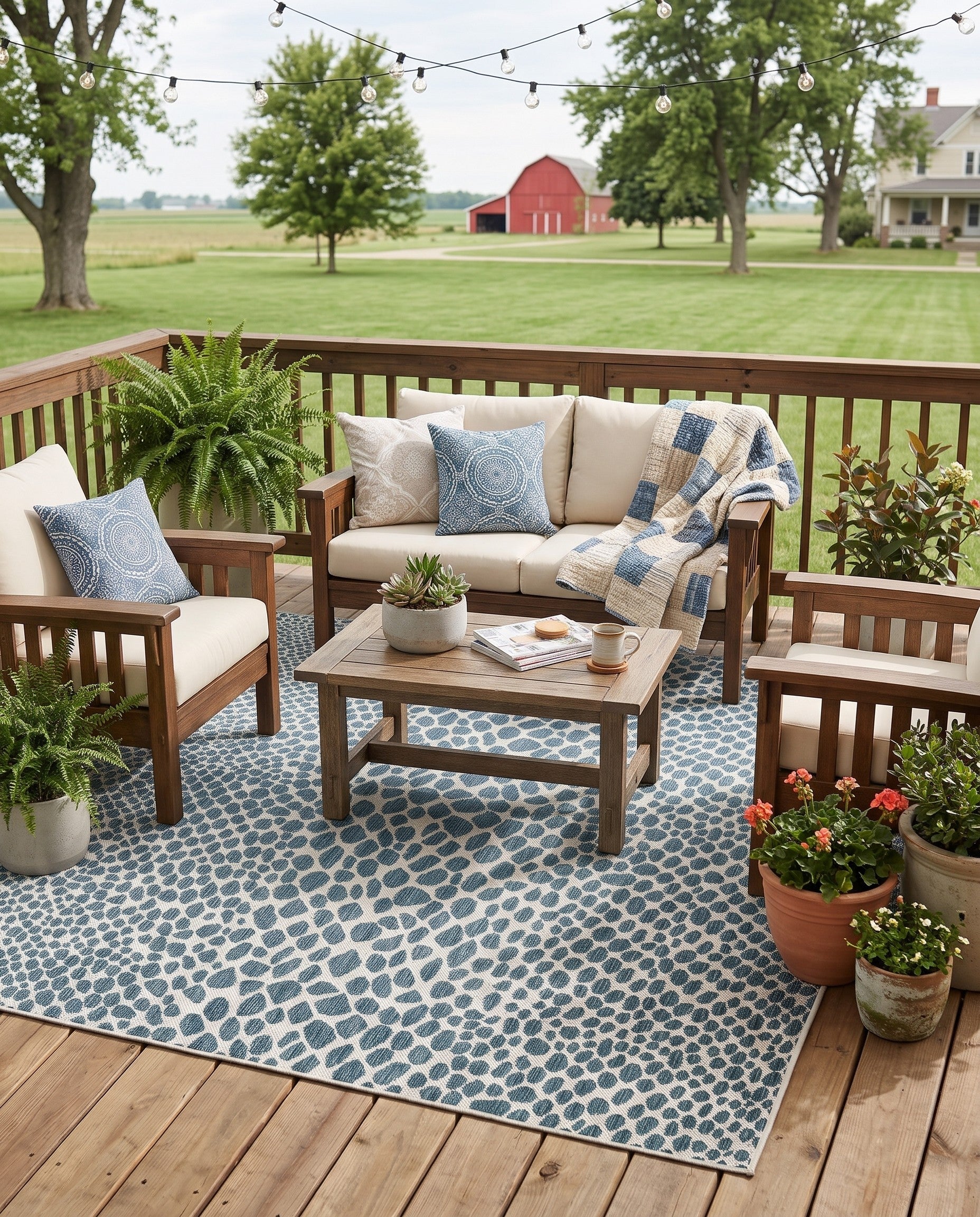 7' x 10' Easy-Clean Jill Zarin Cape Town Indoor / Outdoor Rug