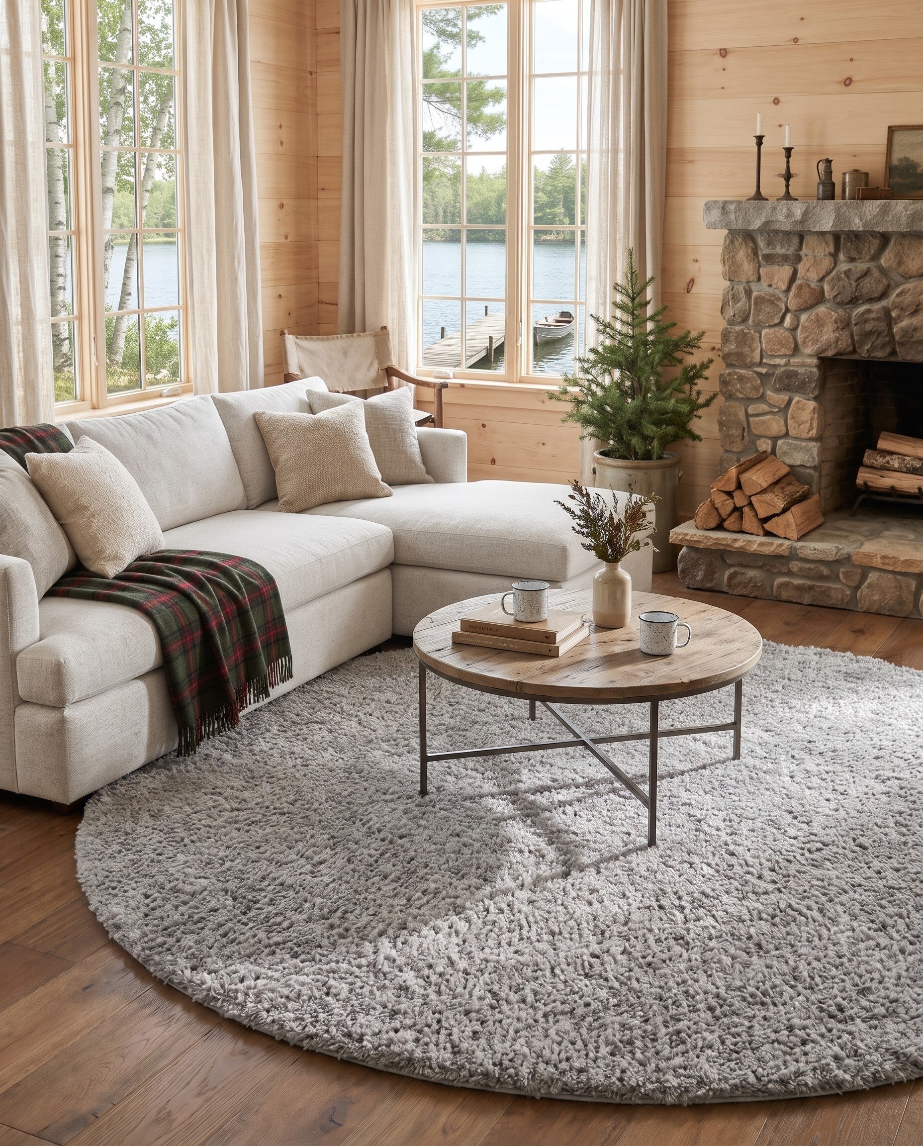 Sterling Zermatt Shag Round Rug