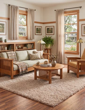 Linen Zermatt Shag Square Rug