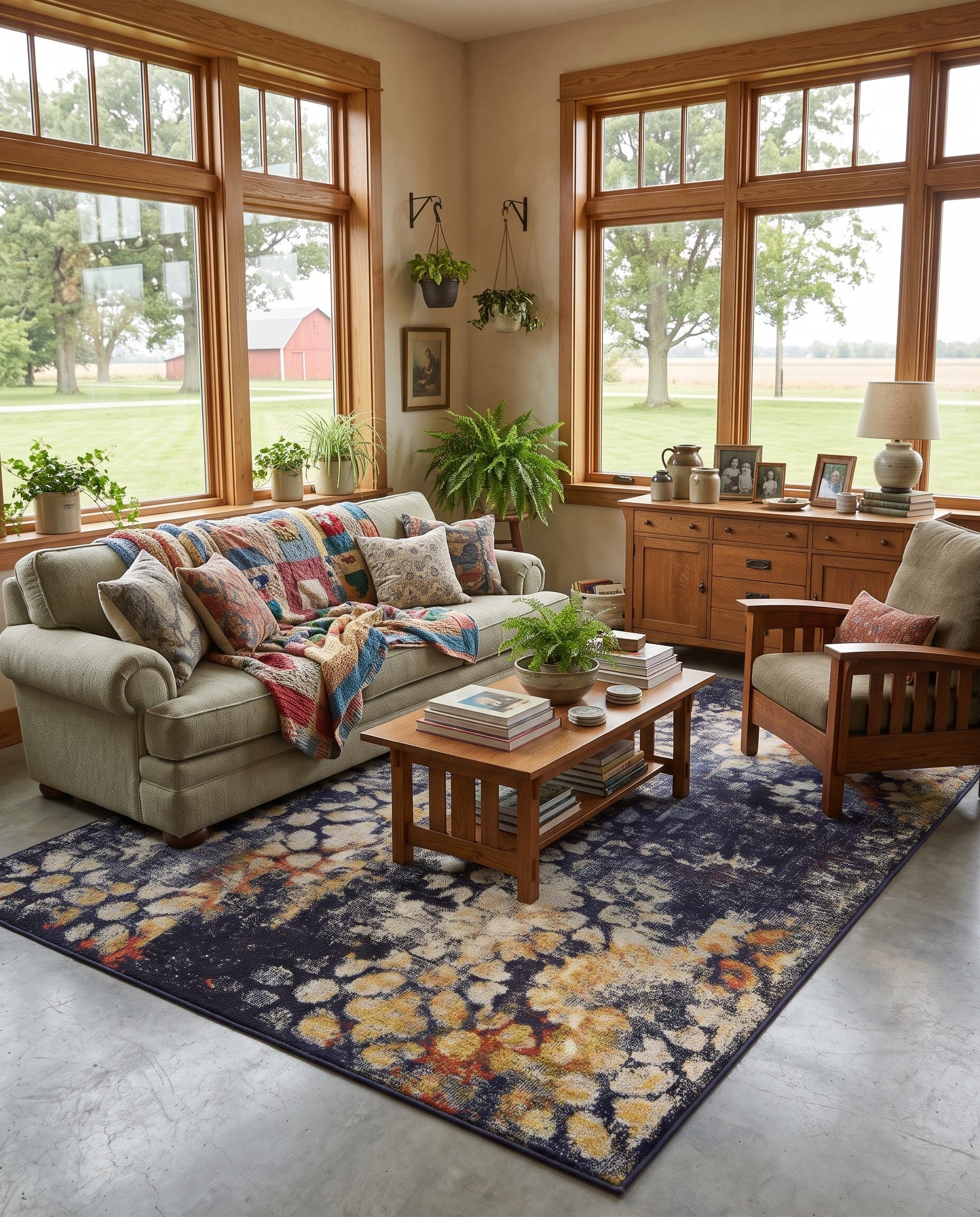 7' x 10' Washable Carnevale Rug