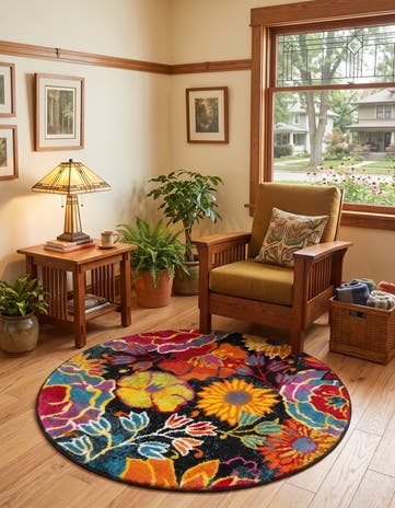 3' 3 x 3' 3 Tuscany Round Rug