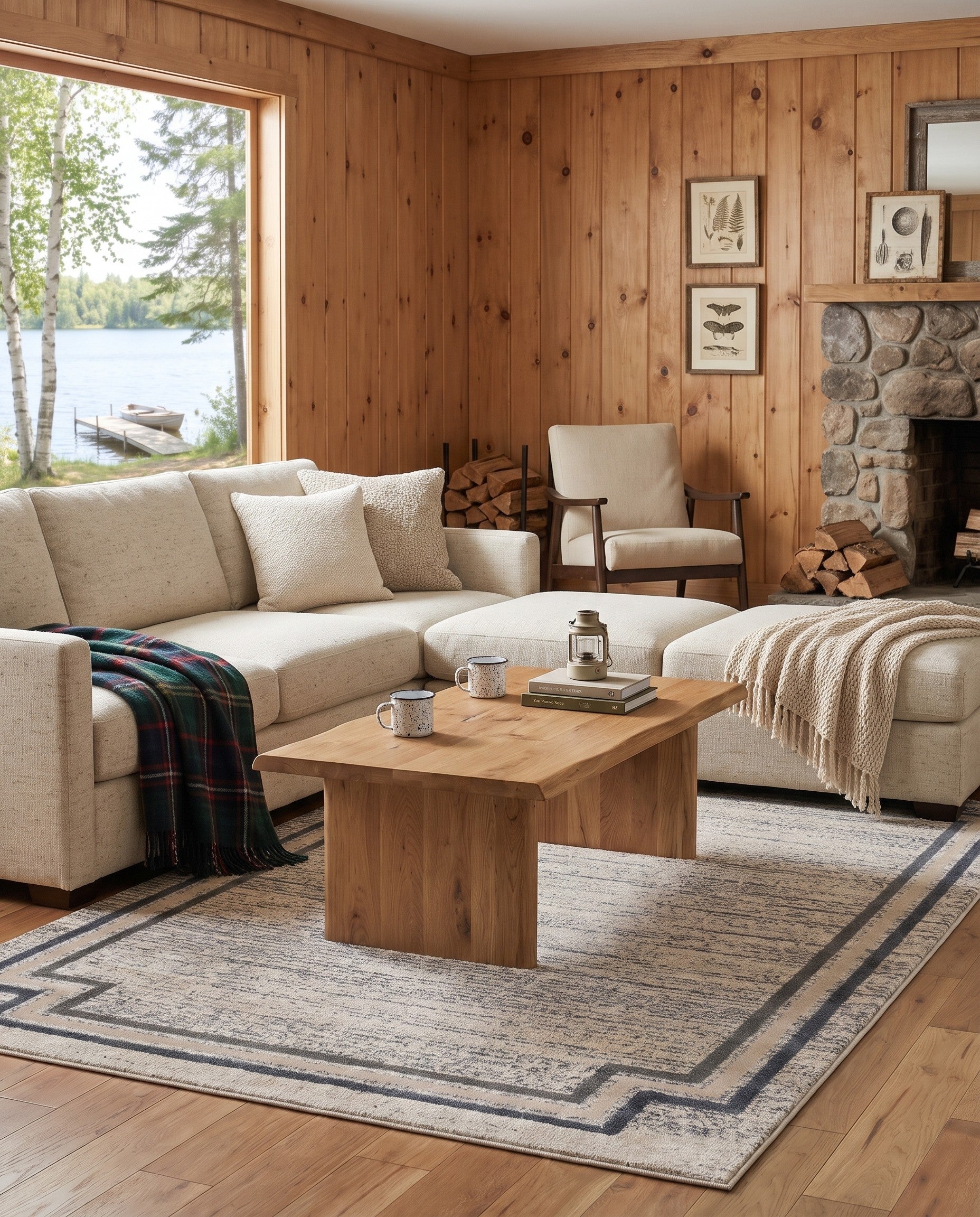 Gray Oasis Rug