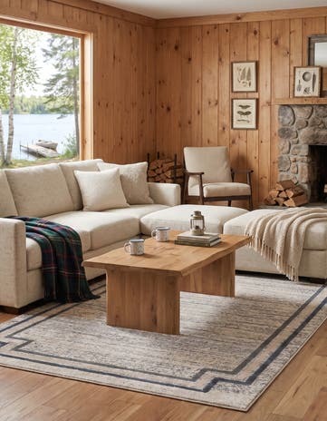 Gray Oasis Rug