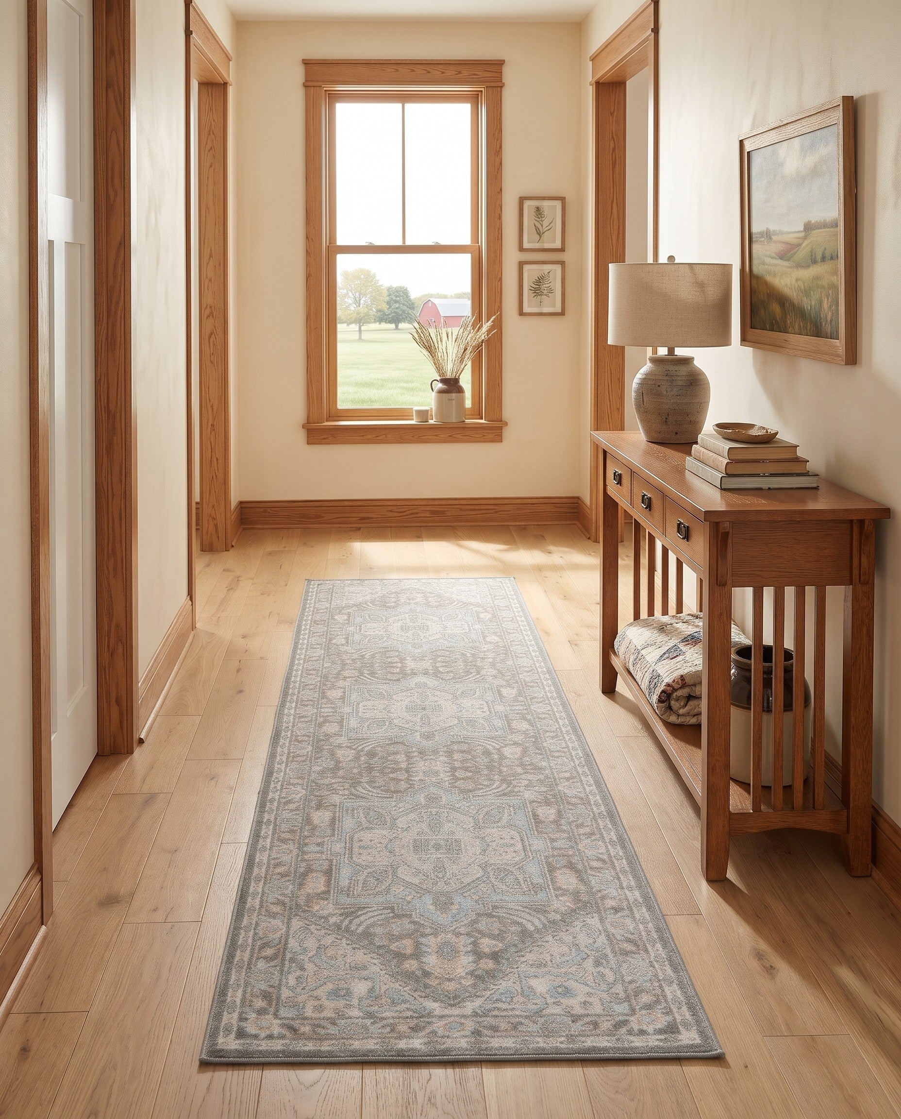 Cloud Gray Whitney Runner Rug
