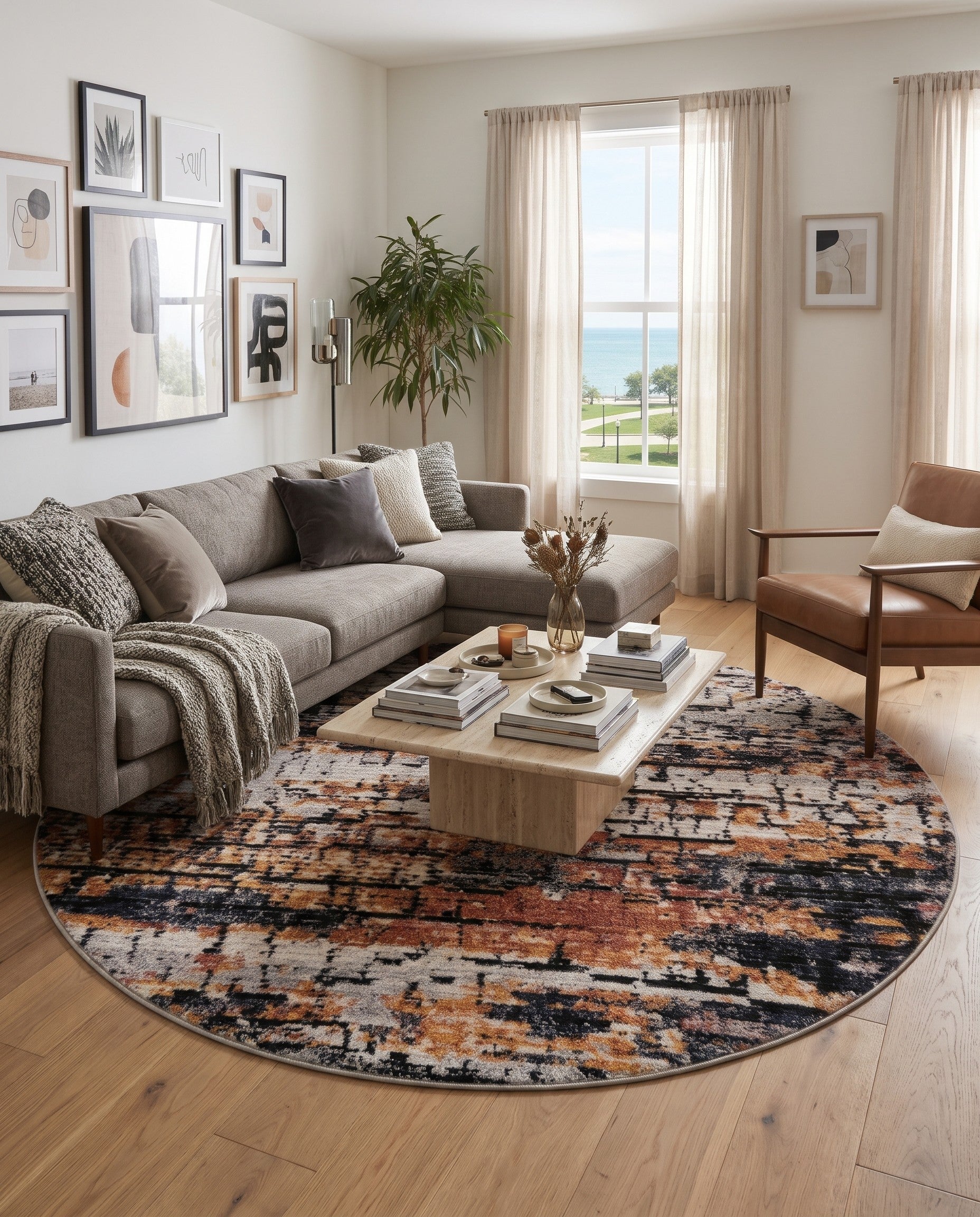 Tucson Round Rug