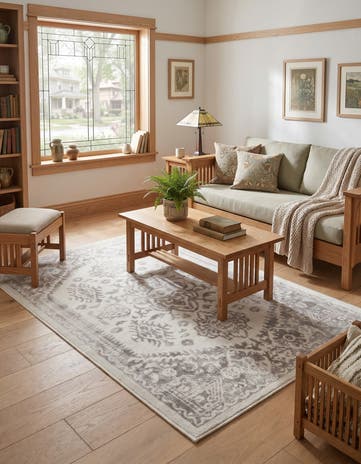 Cream Oxford Rug