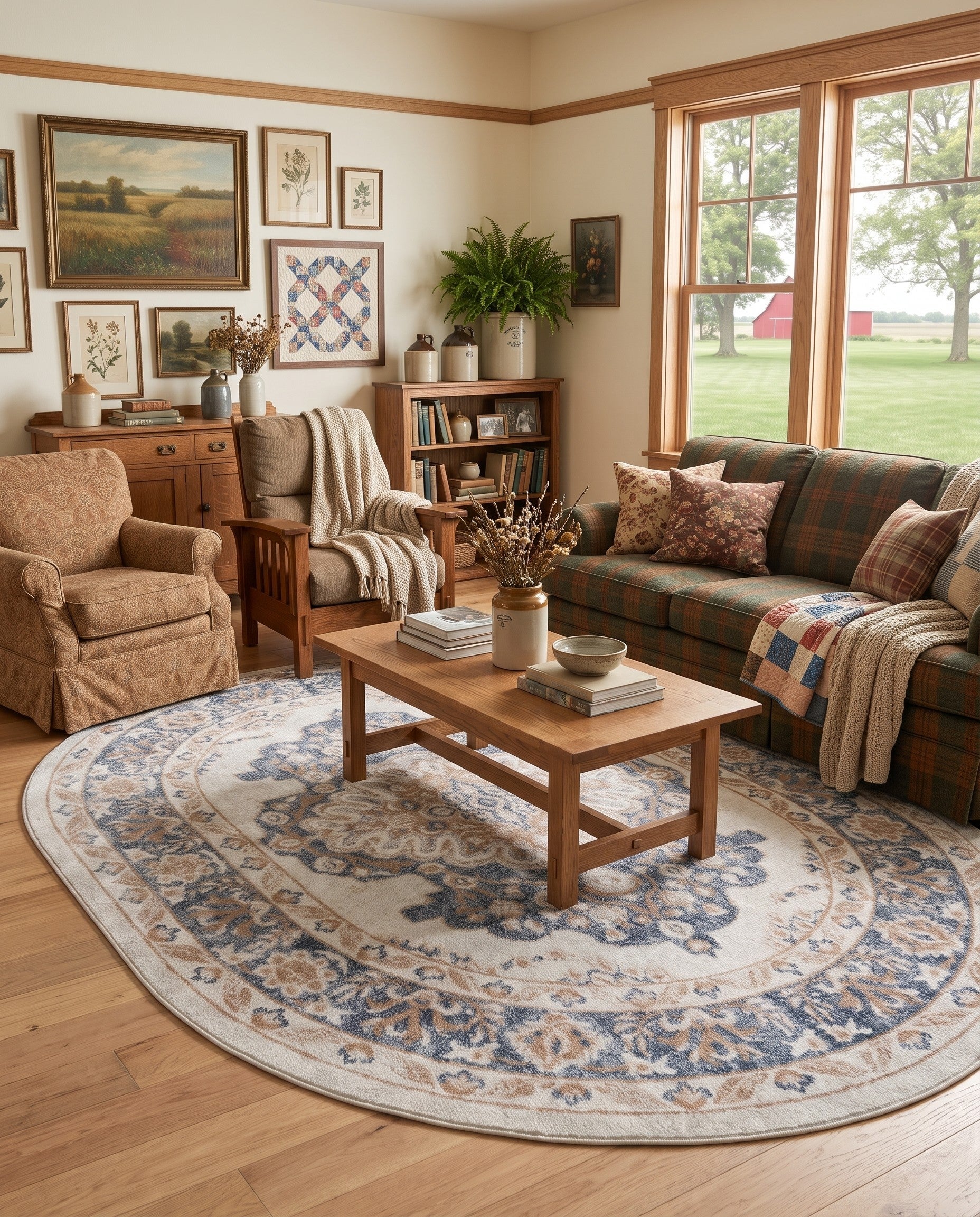 8' x 10' Oxford Oval Rug