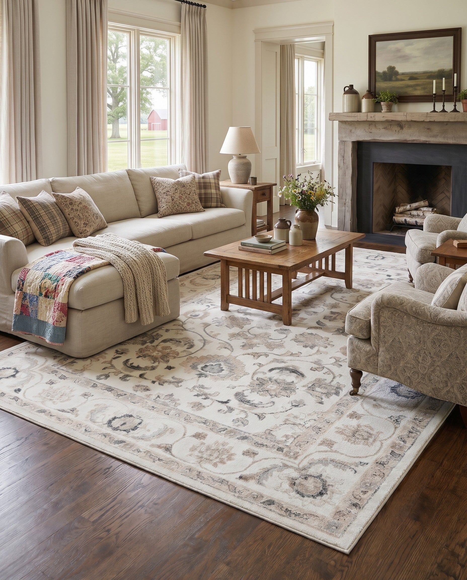 Ivory Aurelia Rug