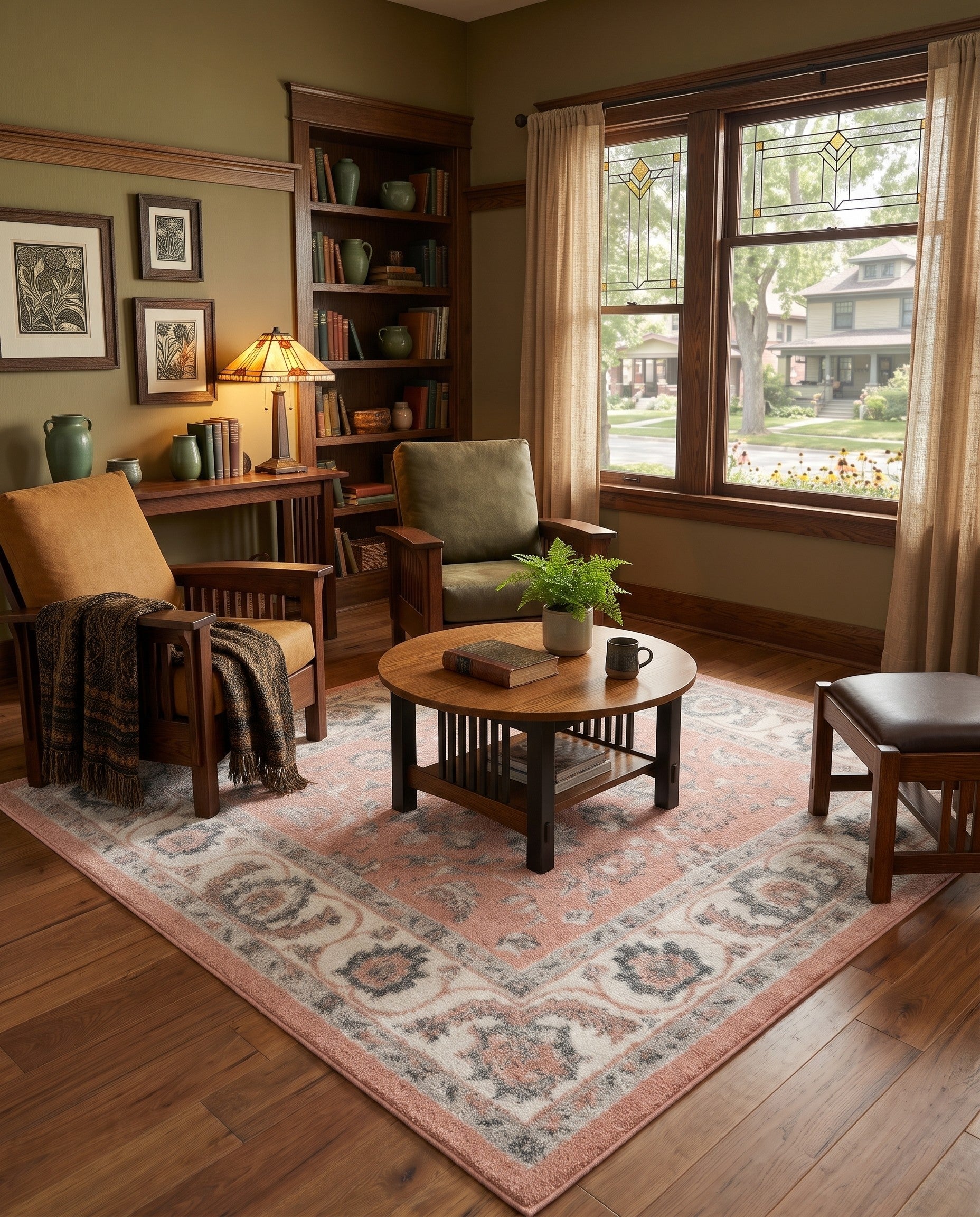 Rose Aurelia Square Rug